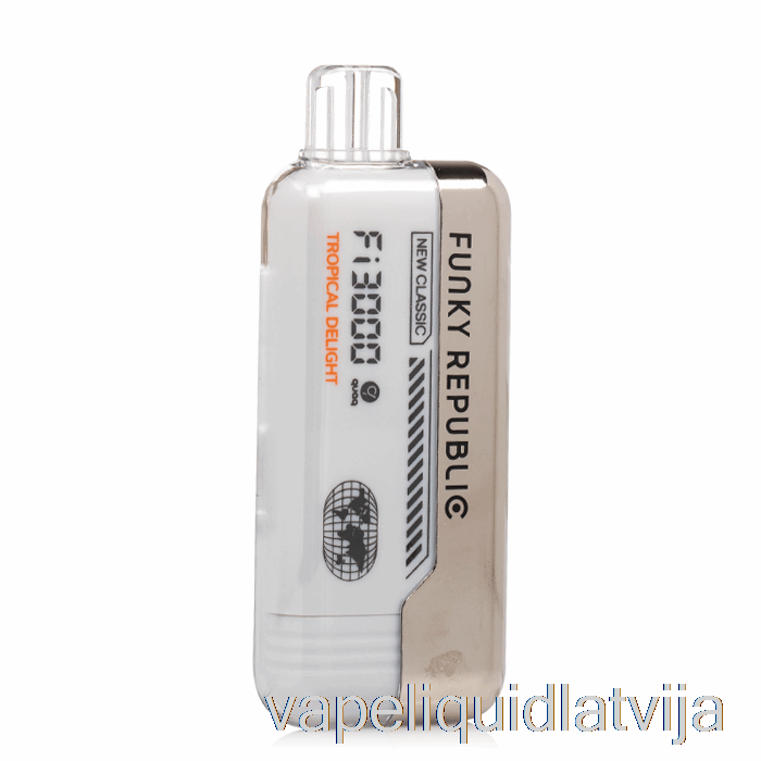 Funky Republic Fi3000 Vienreizējās Lietošanas Tropical Delight Vape šķidrums